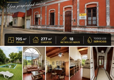 Caseron centrico con mucho parque